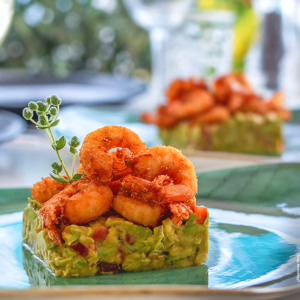 Guakamole with Shrimps